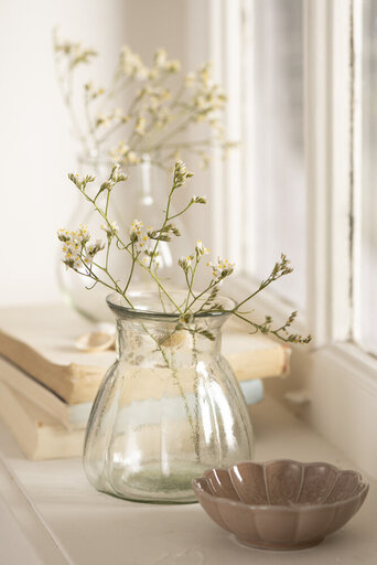 Impressionen zu IB Laursen Glas-Vase mit breiten Rillen mundgeblasen, Bild 2