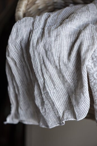 Impressionen zu IB Laursen Halstuch bordeaux mit Muster aus Baumwolle, Bild 8
