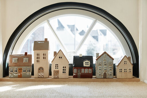 Impressionen zu IB Laursen Haus für Teelicht Nyhavn 1 Dachfenster, braun, Bild 2