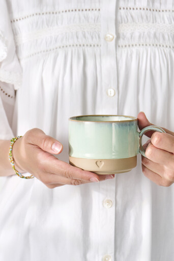 Impressionen zu IB Laursen Keramik Tasse mit Henkel Heart, Bild 10