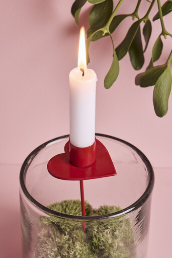 Impressionen zu IB Laursen Kerzenhalter Spieß Stabkerze Herz, Bild 1
