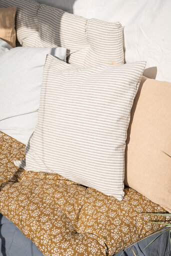 Impressionen zu IB Laursen Kissenbezug Baumwolle mit schmalen Streifen, Bild 5