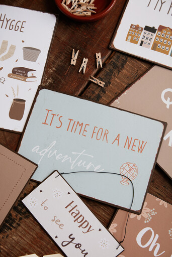 Impressionen zu IB Laursen Metallschild It's time for a new adventure, Bild 2