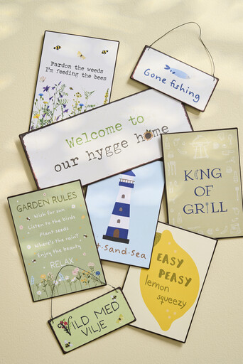 Impressionen zu IB Laursen Metallschild Welcome to our hygge home, Bild 1