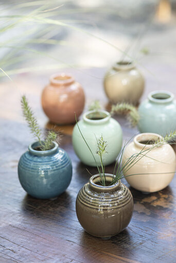 Impressionen zu IB Laursen Mini Vase mit Rillen, Bild 10