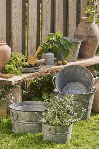 Impressionen zu IB Laursen Pflanztöpfe 3er Set mit Henkeln Urban Garden, Bild 1