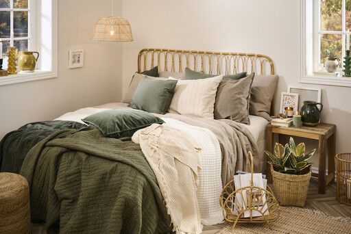 Impressionen zu IB Laursen Plaid creme mit Waffelmuster, Bild 4