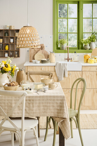 Impressionen zu IB Laursen Provence-Stuhl mit Holzsitz, stapelbar, Bild 2