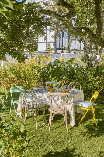 Impressionen zu IB Laursen Provence-Stuhl mit Holzsitz, stapelbar, Bild 4