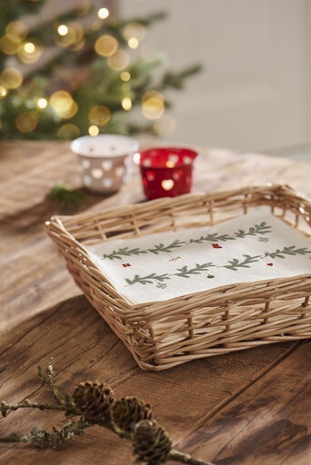 Impressionen zu IB Laursen Quadratischer Serviettenkorb für 20x20 cm Servietten, Bild 2