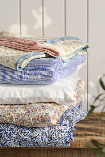 Impressionen zu IB Laursen Quilt Abby blaues Paisleymuster, Bild 2