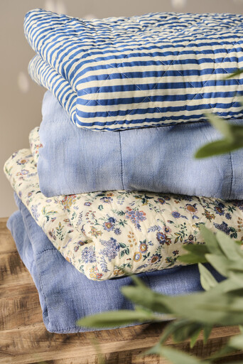 Impressionen zu IB Laursen Quilt aus Baumwolle mit Streifen, Bild 3