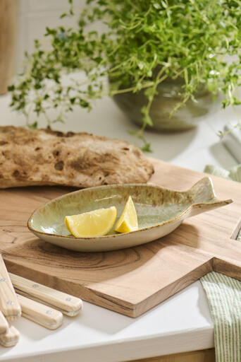 Impressionen zu IB Laursen Schneidebrett mit Juteseil viereckig mit Griff Akazienholz, Bild 4