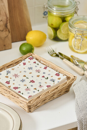 Impressionen zu IB Laursen Serviettenkorb aus Weide, Bild 5