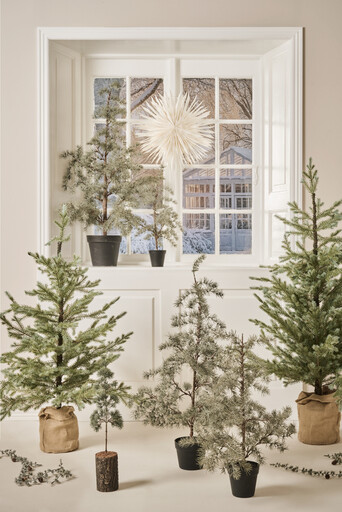 Impressionen zu IB Laursen Tannenbaum künstlich mit Jutesack, Bild 2