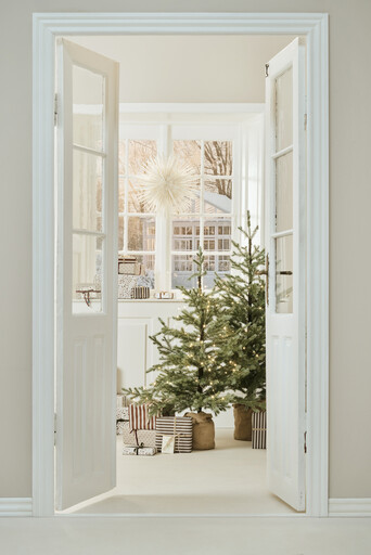 Impressionen zu IB Laursen Tannenbaum künstlich mit Jutesack, Bild 3