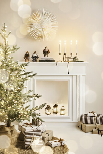 Impressionen zu IB Laursen Tannenbaum künstlich mit Jutesack, Bild 4