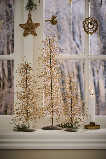 Impressionen zu IB Laursen Tannenbaum mit Holzperlen, Bild 1