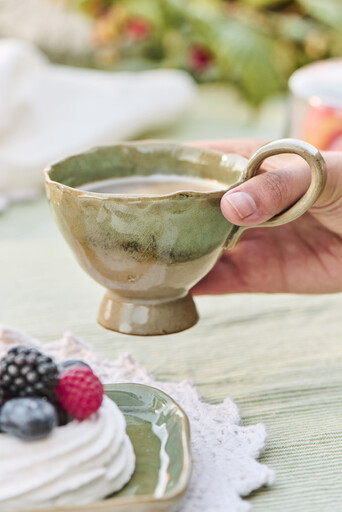 Impressionen zu IB Laursen Tasse mit Henkel Ocean Green, Bild 1