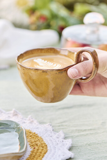 Impressionen zu IB Laursen Tasse mit Henkel Ocean Mustard, Bild 1