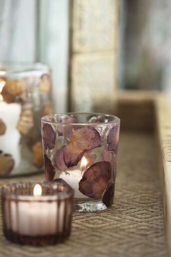 Impressionen zu IB Laursen Teelichtglas mit Rosenblättern, Bild 4