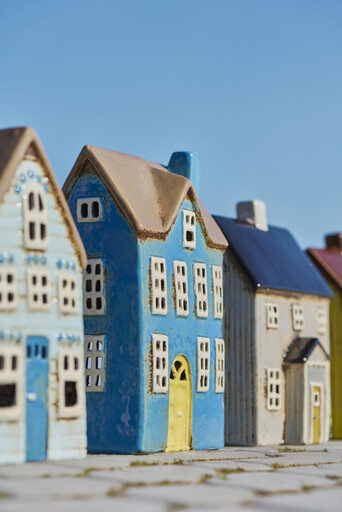 Impressionen zu IB Laursen Teelichthaus Nyhavn gelbe Tür, Bild 2