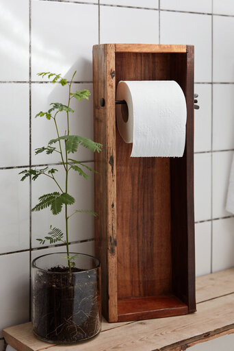 Impressionen zu IB Laursen Toilettenpapier Halter aus Holz UNIKA Shaker, Bild 1