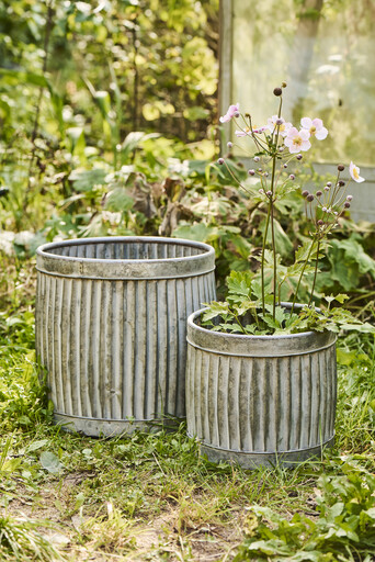 Impressionen zu IB Laursen Topfsatz mit Rillen 2er Urban Garden, Bild 1