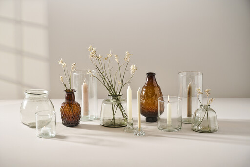 Impressionen zu IB Laursen Vase mit schrägem Hals und kleinem Fuß mundgeblasen, Bild 2