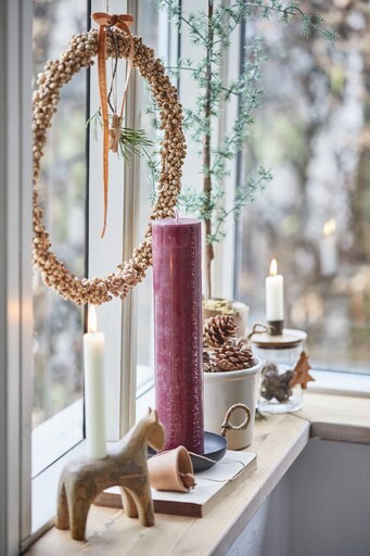 Impressionen zu IB Laursen Weihnachtskerze mit geprägten Zahlen 1-24, Bild 3