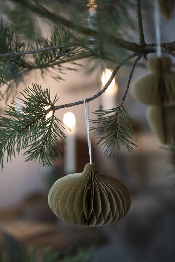 Impressionen zu IB Laursen Weihnachtskugel aus gefaltetem Papier mit Magnetverschluss, Bild 6