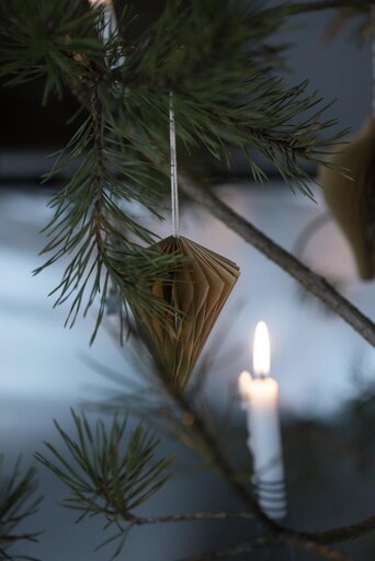 Impressionen zu IB Laursen Weihnachtskugel gefaltetes Papier mit Magnetverschluss, Bild 5