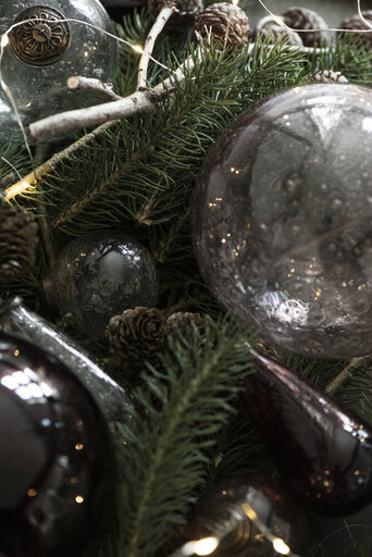 Impressionen zu IB Laursen Weihnachtskugel Glas pebbled, Bild 3