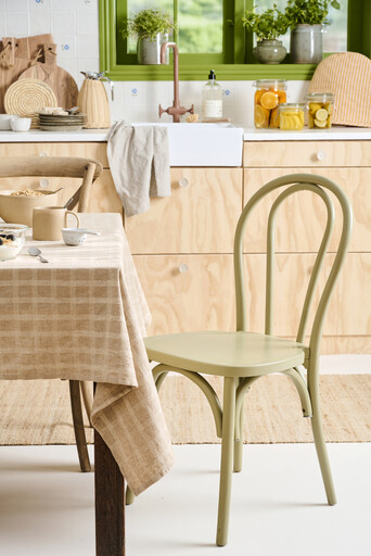 Impressionen zu IB Laursen Wiener-Stuhl mit Holzsitz, stapelbar, Bild 2