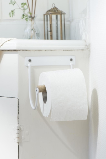 Impressionen zu IB Laursen IB Toilettenpapierhalter aus Metall mit Holzrolle, Bild 2
