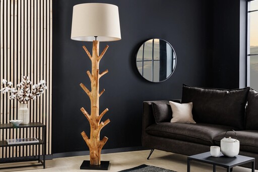 Impressionen zu Invicta Stehlampe Tree Nature Mangostanholz, Bild 1