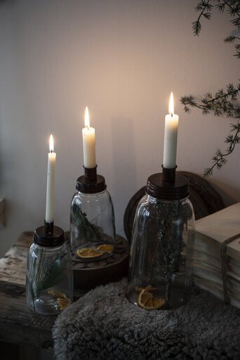 Impressionen zu IB Laursen Kerzenhalter für dünne Kerzen mit Metalldeckel, Bild 10