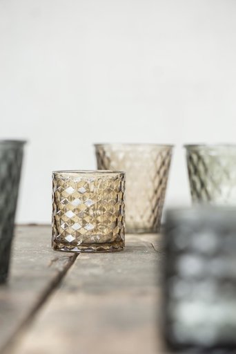 Kerzenhalter Glas von | bestellen farbig SKANDEKO Laursen günstig Teelicht IB für