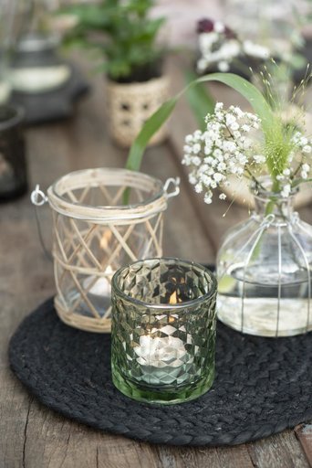 bestellen günstig für | IB SKANDEKO Laursen farbig Glas Teelicht Kerzenhalter von