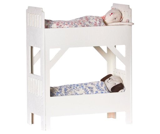 Impressionen zu Maileg Kleines weisses Miniatur Doppelstockbett, Bild 2