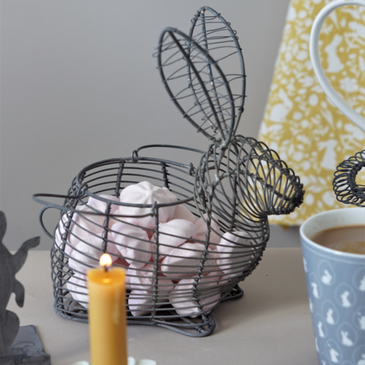 Impressionen zu Krasilnikoff Draht Korb Bunny, Bild 1