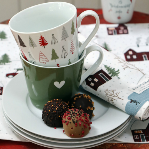 Impressionen zu Krasilnikoff Happy Cup Tasse Colorful Heart, Bild 2