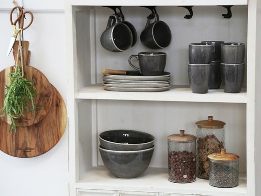 Impressionen zu Chic Antique Küchenschrank mit Schubladen und Tellerregal, Bild 3