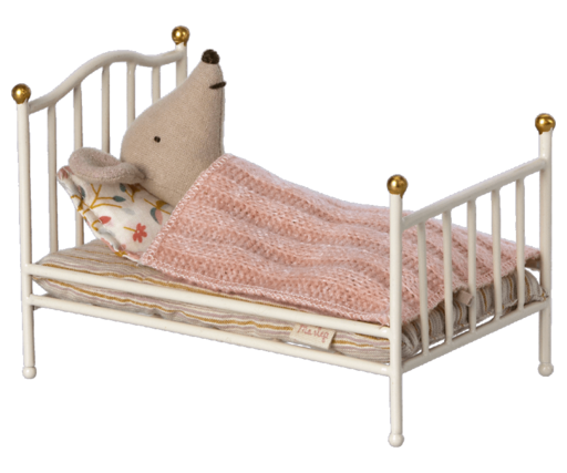Impressionen zu Maileg Vintage Bett Maus, Bild 3