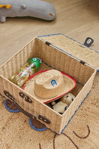 Impressionen zu RICE Bast Koffer Bär, Bild 2