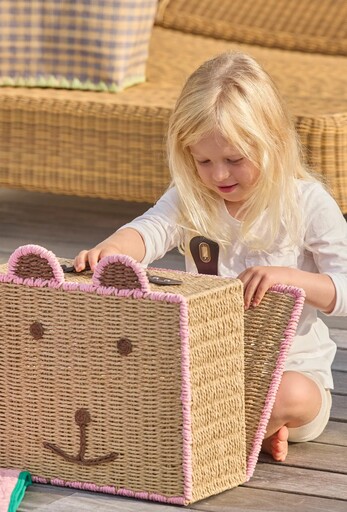 Impressionen zu RICE Bast Koffer Bär, Bild 3