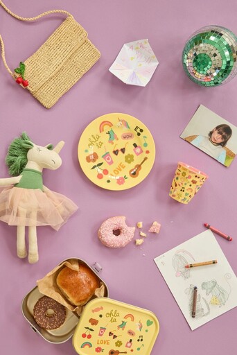 Impressionen zu RICE Brotdose aus Edelstahl Unicorn Love, Bild 3