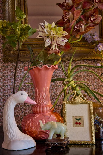 Impressionen zu RICE Keramik Schwan Vase, Bild 1