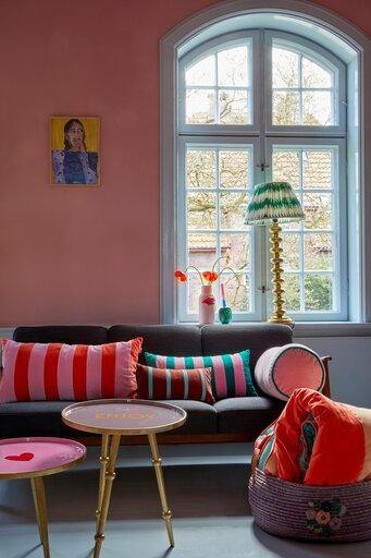 Impressionen zu RICE Kissen Large aus Velours, Bild 3