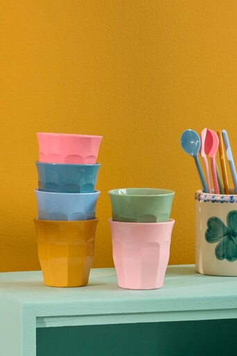 Impressionen zu RICE Melamin Cups in Soft Pink Small 6er, Bild 1